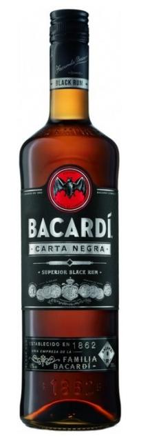 Bacardi Carta Negra 0.7 | Интернет-магазин Alcomag.kz (г. Алматы, Казахстан)