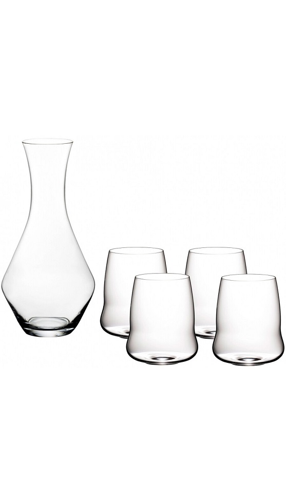 Riedel Stemless Wings Cabernet 4шт + Decanter | Интернет-магазин Alcomag.kz (г. Алматы, Казахстан)